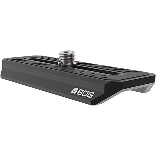 Consigue la colocación perfecta para tu telescopio o cámara con la BOG Arca-Swiss Optics Plate, robusta y resistente a condiciones climáticas extremas.